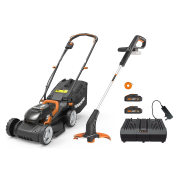 ΧΛΟΟΚΟΠΤΙΚΟ ΜΠΑΤΑΡΙΑΣ WORX ΣΕΤ WG779E.2 ME TRIMMER WG157E.9 (ΜΕ 2 ΜΠΑΤΑΡΙΕΣ ΚΑΙ ΦΟΡΤ.) SPECIAL OFFER