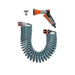 ΛΑΣΤΙΧΟ ΣΠΙΡΑΛ CITYGARDENING 9mm 10M ΣΕΤ ΜΕ ΣΥΝΔΕΣΜΟΥΣ OGS ΚΑΙ ΑΚΡΟΦΥΣΙΟ GARDENA 18424-20