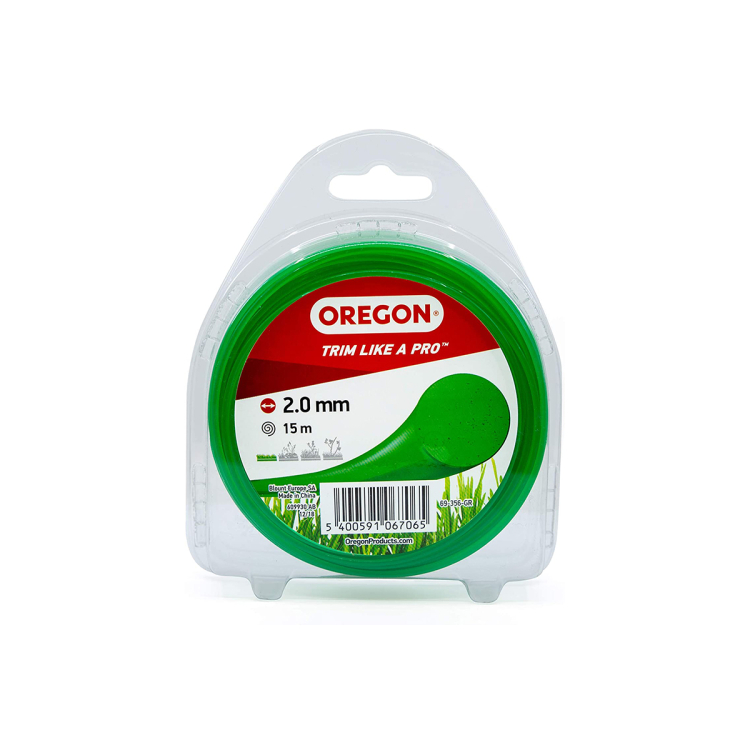 ΚΛΩΣΤΗ OREGON ROUND GREEN LINE 2mm X 15m 69-356-GR
